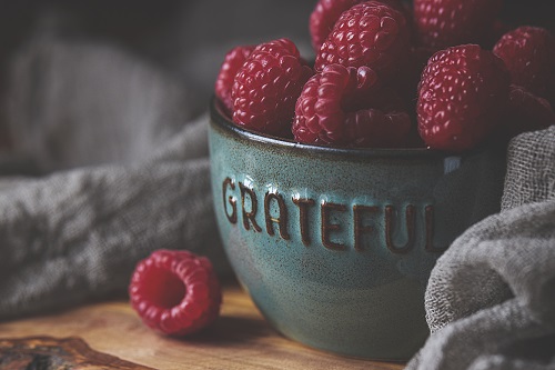 gratitude for strawberries